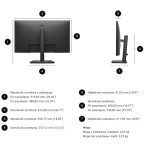 Monitor Dell Pro 27 E2726DS (210-BTQB) - 8