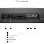 Monitor Dell Pro 27 E2725HM z 5 lenitą gwarancją (210-BRDQ/5Y) - 7