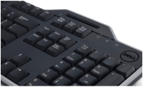 Klawiatura przewodowa Dell z czytnikiem Smartcard KB813 czarna (580-18366) - 3