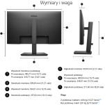 Monitor Dell Pro 24 E2425HSM z 5 letnią gwarancją (210-BRDV/5Y) - 8