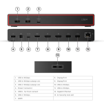 Lenovo ThinkPad USB4 Dock 5000 z zasilaczem 135W (40BF0135EU) - 8