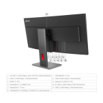 Monitor Lenovo ThinkVision P40wd-40 z kamerą ThinkVision MC60 (64B4GAT1EU-4XC1J05150) - 8