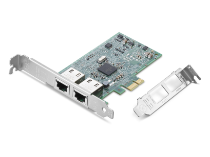 Adapter Gigabit Ethernet ThinkStation Broadcom BCM5719-4P z czterema portami (4XC1K80847)