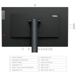 Monitor Lenovo ThinkVision P24h-30 (63B3GAT6EU) - 7