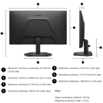 Monitor Dell 24 SE2426HG (210-BTTF) - 7