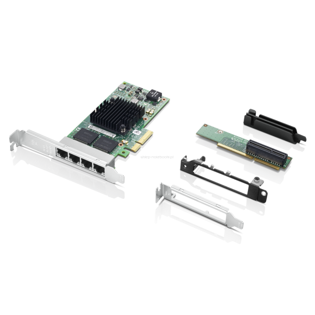 4-portowa karta rozszerzeń sieci Ethernet Lenovo Intel I350-T4 (4XC0R41416)