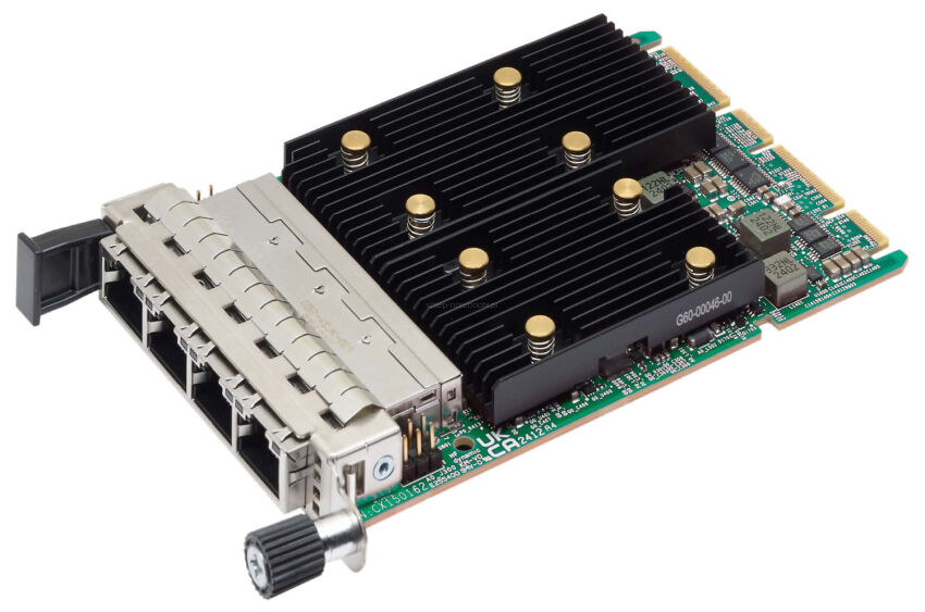 Adapter sieciowy Lenovo ThinkSystem Broadcom 57412 10GBase-T 4-Port OCP Ethernet (4XC7A95696)